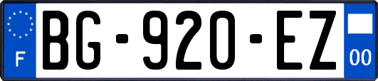 BG-920-EZ