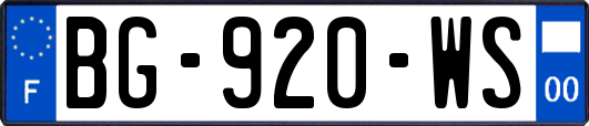 BG-920-WS