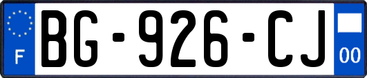 BG-926-CJ