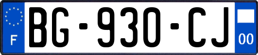 BG-930-CJ