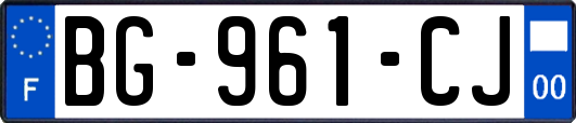 BG-961-CJ