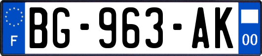 BG-963-AK