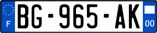 BG-965-AK