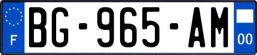 BG-965-AM