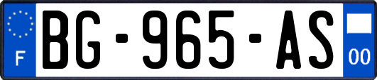 BG-965-AS