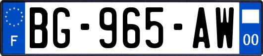 BG-965-AW