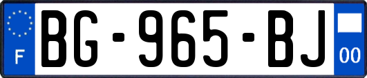BG-965-BJ