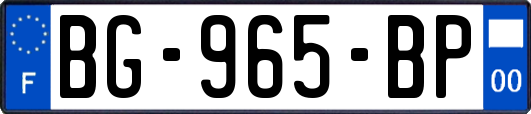 BG-965-BP