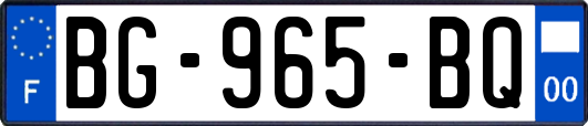BG-965-BQ