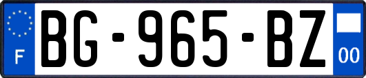 BG-965-BZ
