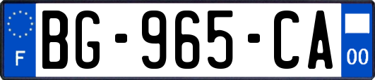 BG-965-CA