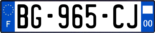 BG-965-CJ