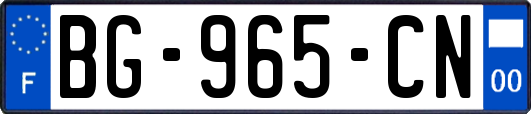 BG-965-CN