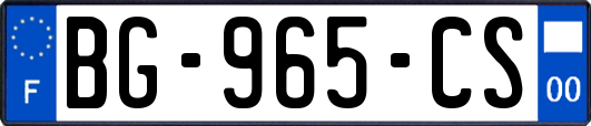 BG-965-CS