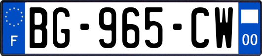 BG-965-CW