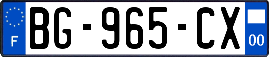 BG-965-CX