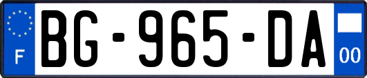 BG-965-DA