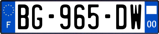 BG-965-DW