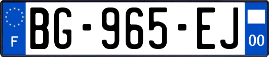 BG-965-EJ