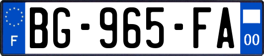 BG-965-FA