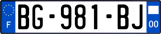 BG-981-BJ
