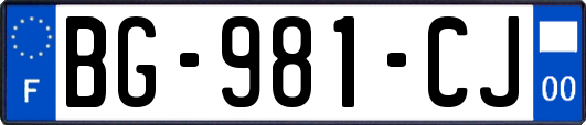 BG-981-CJ