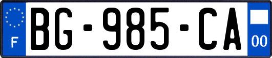 BG-985-CA
