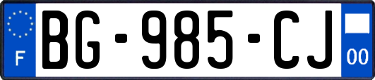 BG-985-CJ