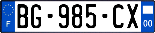 BG-985-CX