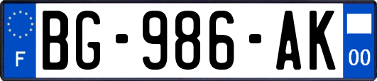 BG-986-AK