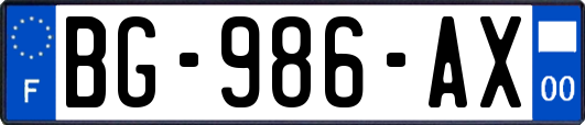 BG-986-AX