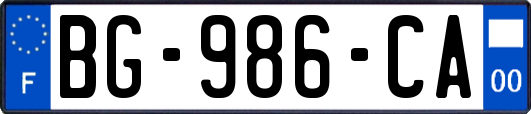 BG-986-CA