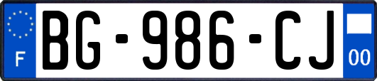 BG-986-CJ