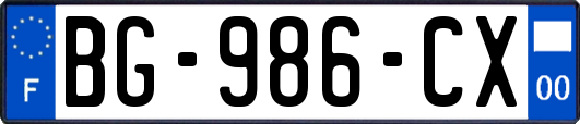 BG-986-CX