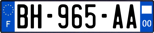 BH-965-AA