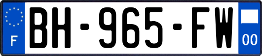 BH-965-FW