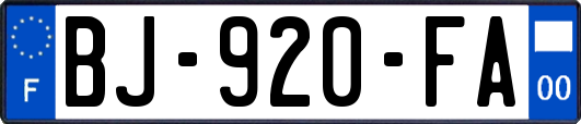 BJ-920-FA