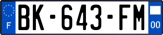 BK-643-FM