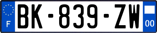 BK-839-ZW