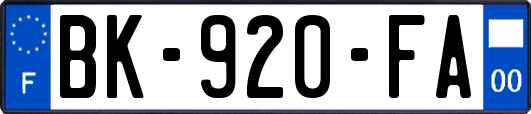 BK-920-FA