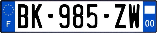 BK-985-ZW