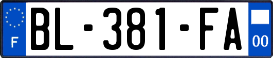 BL-381-FA