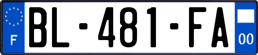 BL-481-FA