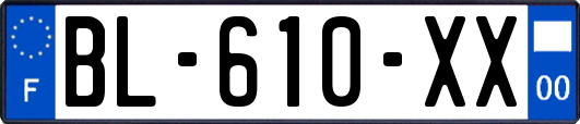 BL-610-XX