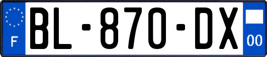 BL-870-DX