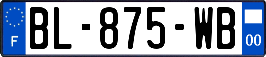 BL-875-WB