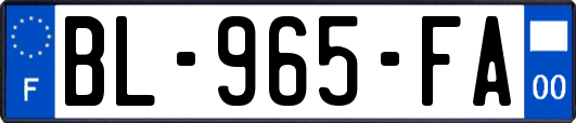 BL-965-FA