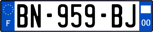 BN-959-BJ