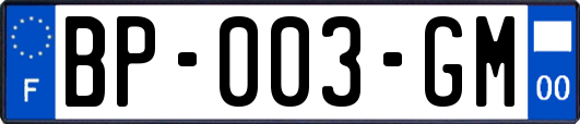 BP-003-GM