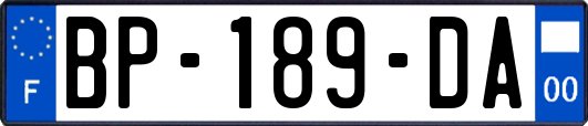 BP-189-DA